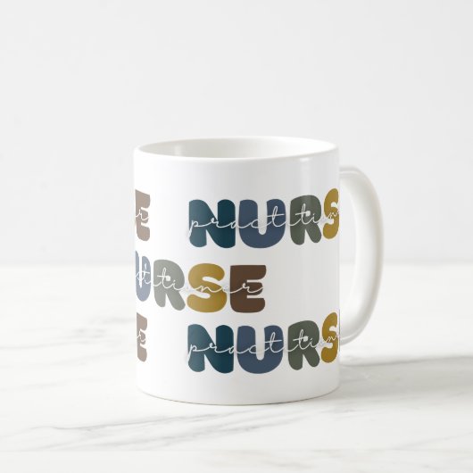 Nurse Practitioner NP apparel  Kaffeetasse (VorderseiteRechts)