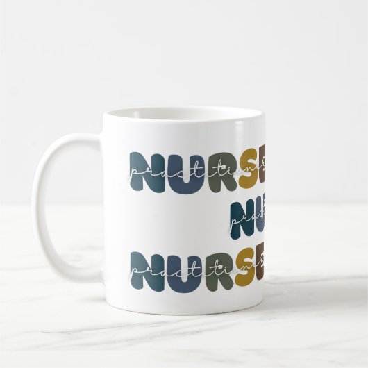 Nurse Practitioner NP apparel  Kaffeetasse (Links)