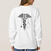 Nurse Practitioner NP apparel Sweatshirt (Rückseite)