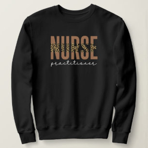 Nurse Practitioner NP Cheetah Abschluss Sweatshirt
