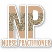 Nurse Practitioner NP Krankenpfleger Wertschätzung Aufkleber (Vorderseite)