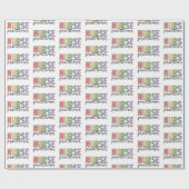 Nurse Practitioner NP Nurse Abschluss Geschenkpapier (Flach)