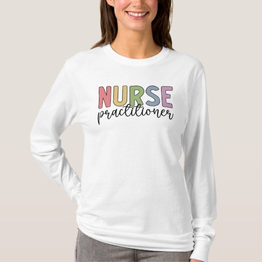 Nurse Practitioner NP Nurse Abschluss T-Shirt (Vorderseite)