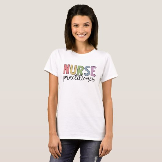 Nurse Practitioner NP Nurse Abschluss T-Shirt (Vorne ganz)