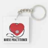 Nurse Practitioner NP Nurse Practitioner Art Desig Schlüsselanhänger (Rückseite)