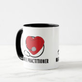 Nurse Practitioner NP Nurse Practitioner Art Desig Tasse (Vorderseite Links)