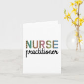 Nurse Practitioner NP Pflegegeschenke Karte (Gelbe Blume)