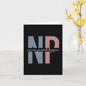 Nurse Practitioner NP Pflegegeschenke Karte (Gelbe Blume)