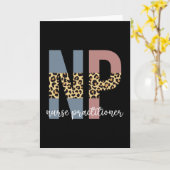 Nurse Practitioner NP Pflegegeschenke Karte (Gelbe Blume)