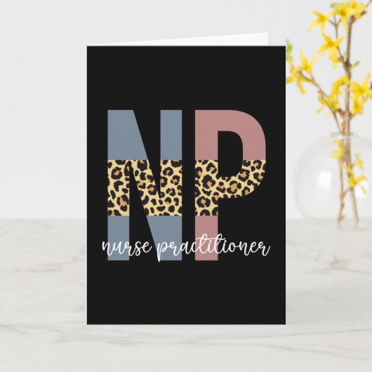 Nurse Practitioner NP Pflegegeschenke Karte (Gelbe Blume)