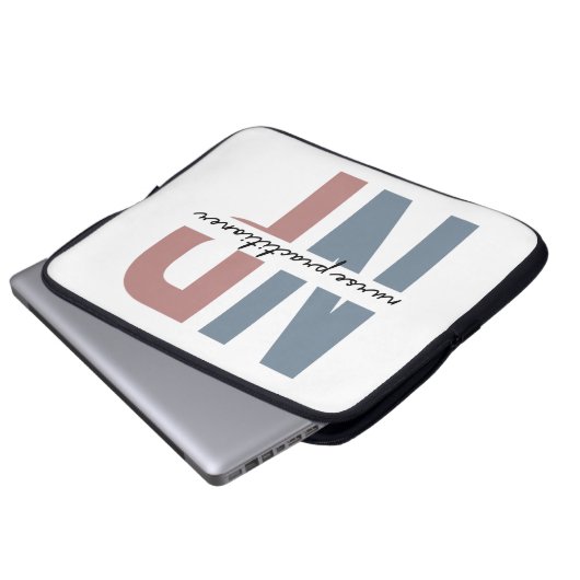 Nurse Practitioner NP Pflegegeschenke Laptopschutzhülle (Vorne Knopf)