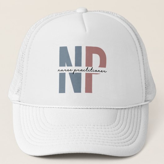 Nurse Practitioner NP Pflegegeschenke Truckerkappe (Vorderseite)