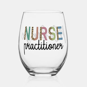 Nurse Practitioner NP Pflegegeschenke Weinglas Ohne Stiel