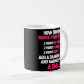 Nurse Practitioner NP wie man eine Krankenschweste Kaffeetasse (VorderseiteRechts)