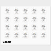 Nurse Practitioner Shirt Weihnachten Runder Aufkleber (Blatt)