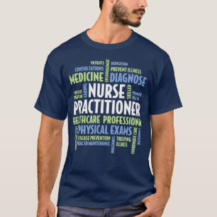 Nurse PractitionerNP Worte für NP-Geschenke T-Shirt