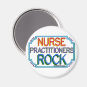 Nurse Practitioners Rock Magnet (Vorderseite/Rückseite)