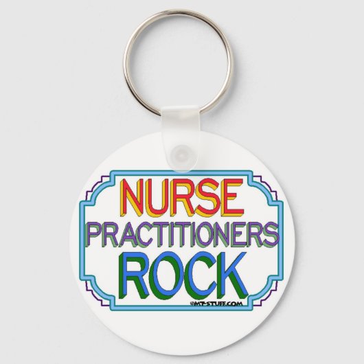 Nurse Practitioners Rock Schlüsselanhänger (Vorderseite)