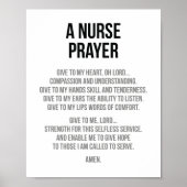 Nurse Prayer Poster (Vorne)