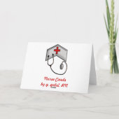 Nurse Prezeptor "Danke" Geschenke Dankeskarte (Rückseite)