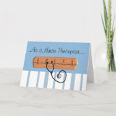 Nurse Prezeptor Dankeschön-Karte Dankeskarte (Vorderseite)