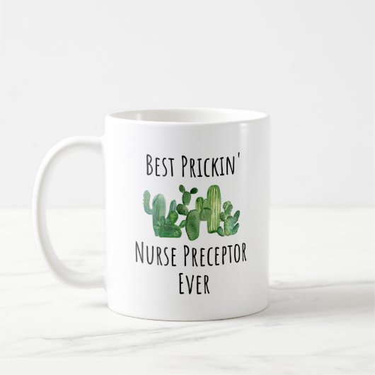 Nurse Prezeptor Funny Geschenk Idee Kaffeemaschine Kaffeetasse (Links)