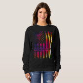 Nurse Prezeptor Us Flag Nursing Prezeptor Sweatshirt (Vorne ganz)