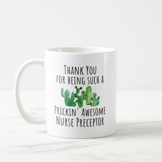 Nurse Prezeptor Vielen Dank Dankeschön Geschenkide Kaffeetasse (Links)