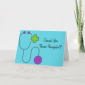 Nurse Prezeptor Vielen Dank Karte (Vorderseite)