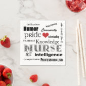 Nurse Pride Attributes+Red Heart Serviette (Beispiel)
