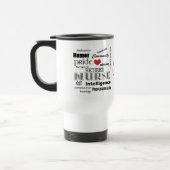 Nurse Pride Attributes/RETIRED+Stethoscope-Tasse Reisebecher (Links)