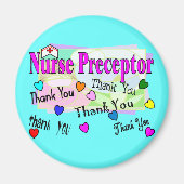 Nurse Pzeptor THANK YOU Magnet (Vorne)