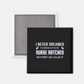 Nurse Ratched Funny Design Nursing Film Charakter Magnet (Vorderseite/Rückseite)