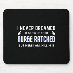 Nurse Ratched Funny Design Nursing Film Charakter Mousepad