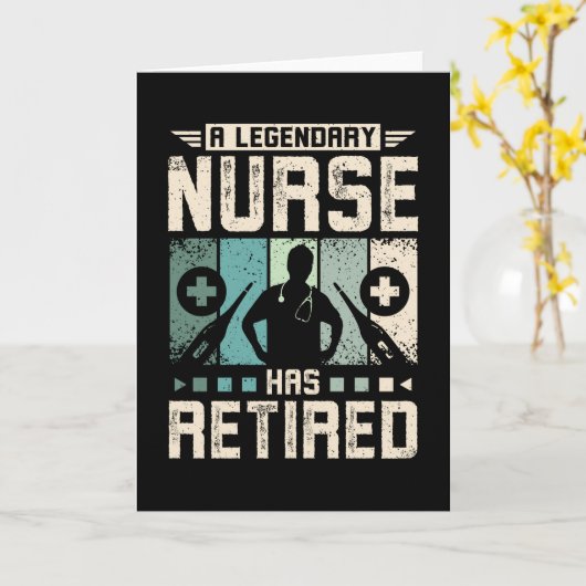 Nurse Remüde Karte (Gelbe Blume)