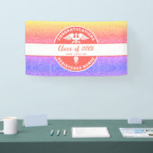 Nurse RN Abschluss Rainbow Party Personalisiert Banner (Messe)