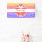 Nurse RN Abschluss Rainbow Party Personalisiert Banner (InSitu)