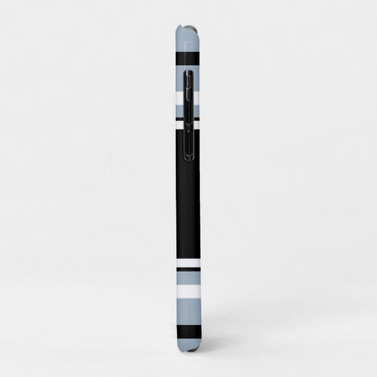 Nurse RN Caduceus Blue Stripes Personalisiert Case-Mate iPhone Hülle (Hinten/Links)