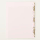 Nurse RN Medical Beruflich Floral Heart Custom Planer (Rückseite)