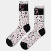 Nurse RN Stethoscope | Pink Pills Socken (Linkes Detail)