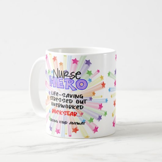 Nurse Rockstar Tasse (Vorderseite Links)