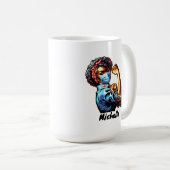 Nurse Rosie, die Riveter-Tasse Kaffeetasse (VorderseiteRechts)