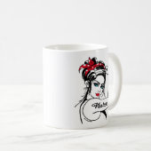 Nurse Rosie The Riveter Button Up Kaffeetasse (VorderseiteRechts)