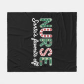 Nurse Santa's Lieblings Elf Life Nurse Day Geschen Fleecedecke (Vorderseite (Horizontal))
