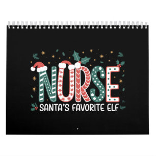 Nurse Santa's Lieblingselfe Weihnachten Inspiriere Kalender