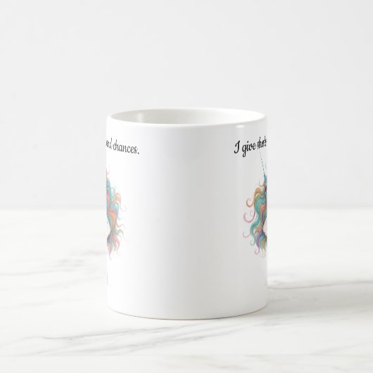 Nurse sayings- I give shots and second chances Mug Kaffeetasse (Mittel)