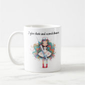 Nurse sayings- I give shots and second chances Mug Kaffeetasse (Links)