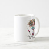 Nurse sayings- My superpower Mug Kaffeetasse (VorderseiteRechts)