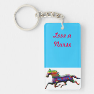 NURSE SCHLÜSSELKETTE Acryl-Schlüsselkette Schlüsselanhänger