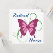 Nurse (Schmetterling) Karte (Vorderseite/Rückseite Beispiel)